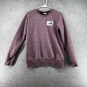 The North Face Sweater Women Size Small Wine Winter Casual Cotton Blend